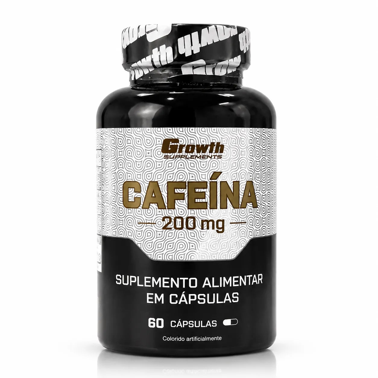 Cafeína 200mg 60 Cápsulas – Growth Supplements