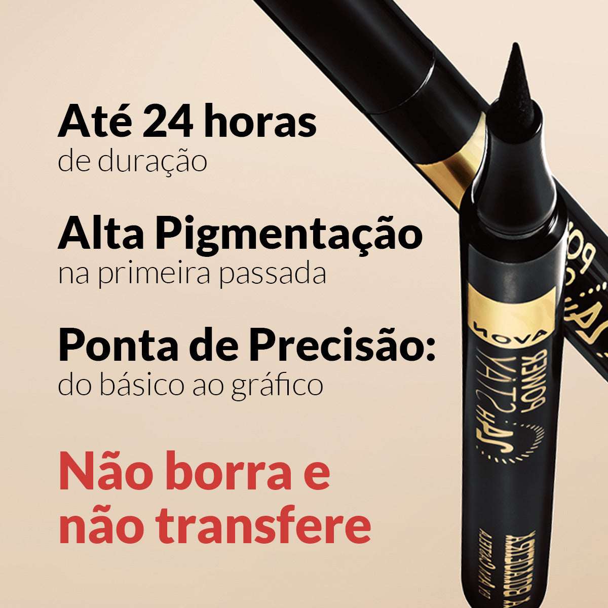 Caneta Delineadora A Boiadeira Preta – By Ana Castela