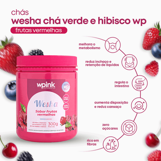 Chá Verde & Hibisco 300g – Wesha