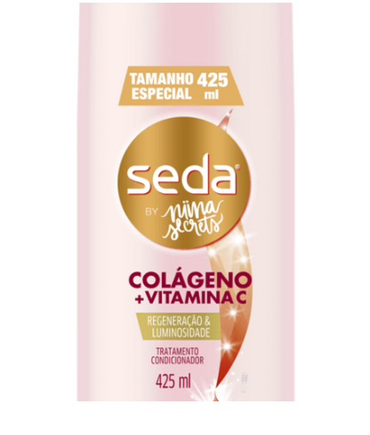 Condicionador Seda Niina Secrets Colágeno e Vitamina C 425ml Tamanho Especial