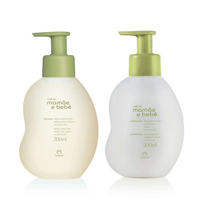 Linha Mamãe e Bebê Natura – Shampoo e Condicionador
