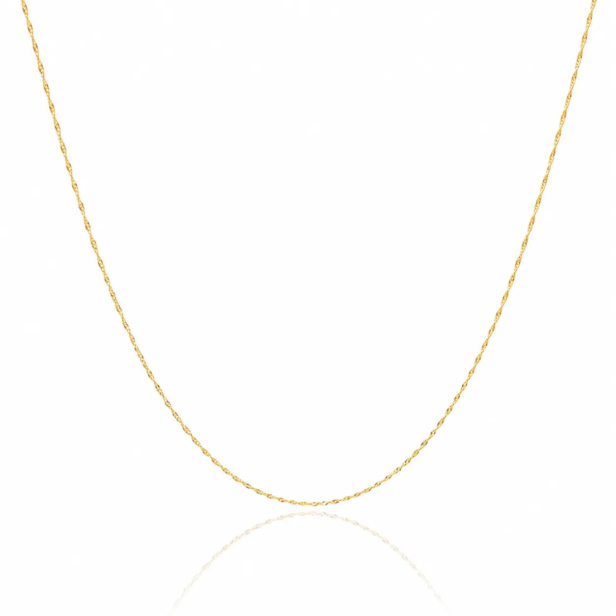 Cordão Singapura Feminino Ouro 18K – 40cm