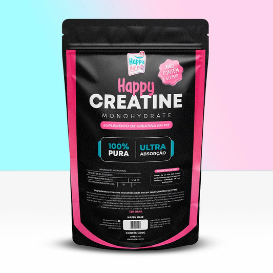 Creatina Monohidratada 100% Pura 300g – Happy Creatine
