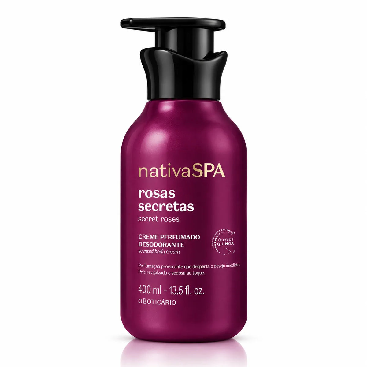 Creme Corporal Nativa SPA Rosas Secretas 400ml – O Boticário