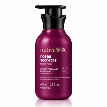 Creme Corporal Nativa SPA Rosas Secretas 400ml – O Boticário