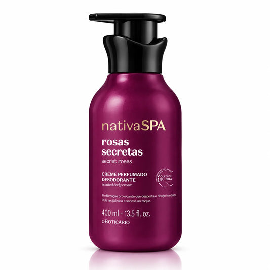 Creme Corporal Nativa SPA Rosas Secretas 400ml – O Boticário
