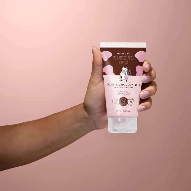Creme Esfoliante Corporal Cuide-se Bem Deleite Chocolatudo 150 ml