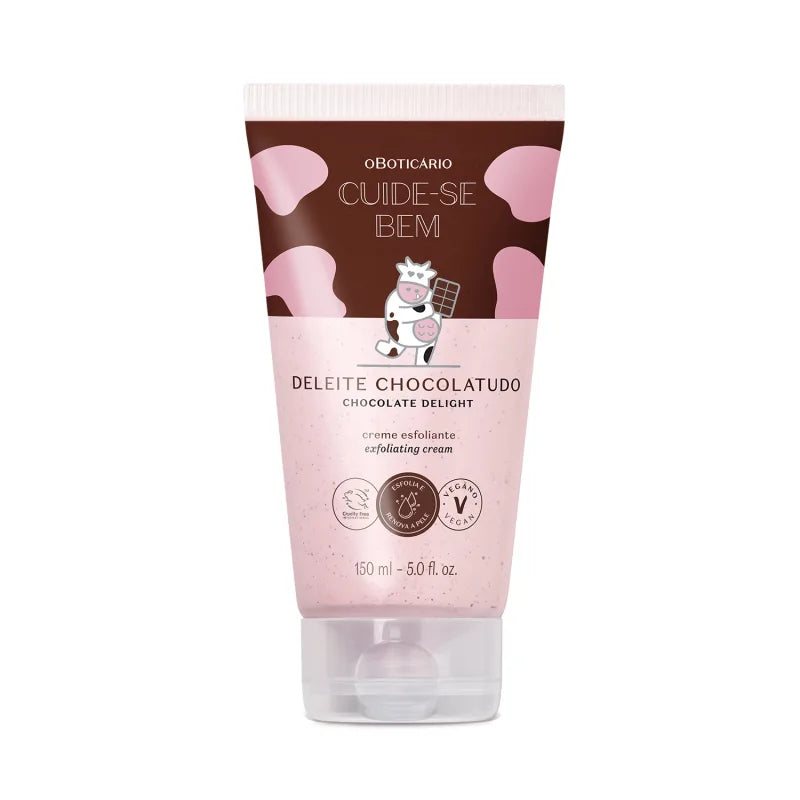 Creme Esfoliante Corporal Cuide-se Bem Deleite Chocolatudo 150 ml