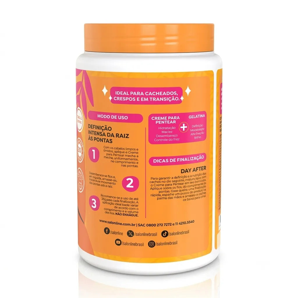 Creme Para Pentear Definição Extraordinária 1kg
