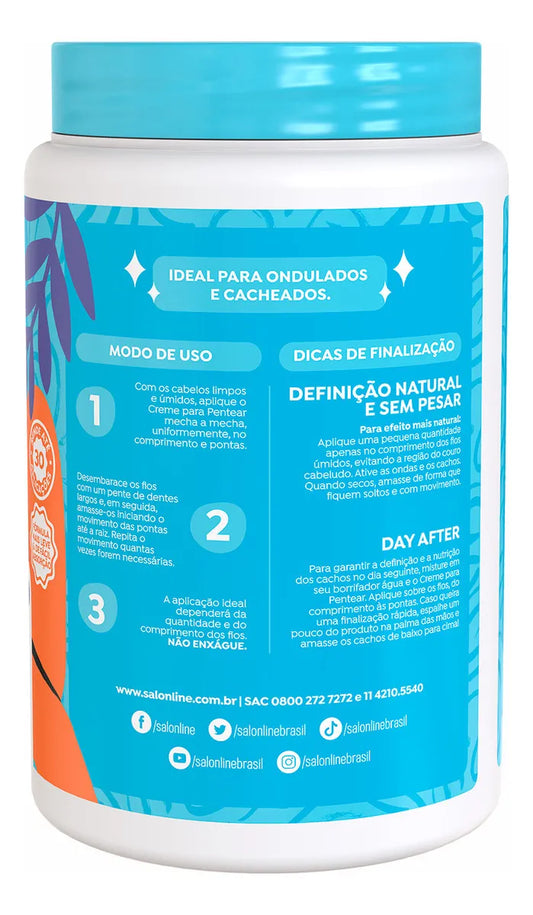 Creme para Pentear Definição Natural Salon Line Cachos – 1 kg