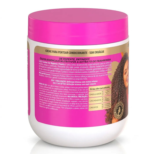 Creme Para Pentear Ultra Gloss De Repente Pronta 500g – Salon Line