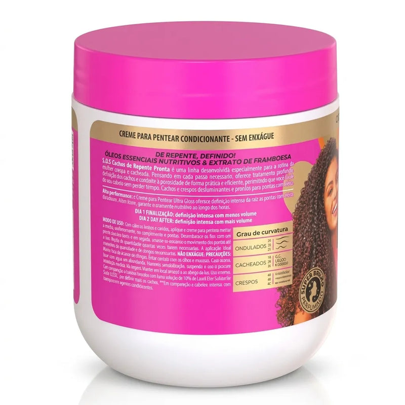 Creme Para Pentear Ultra Gloss De Repente Pronta 500g – Salon Line