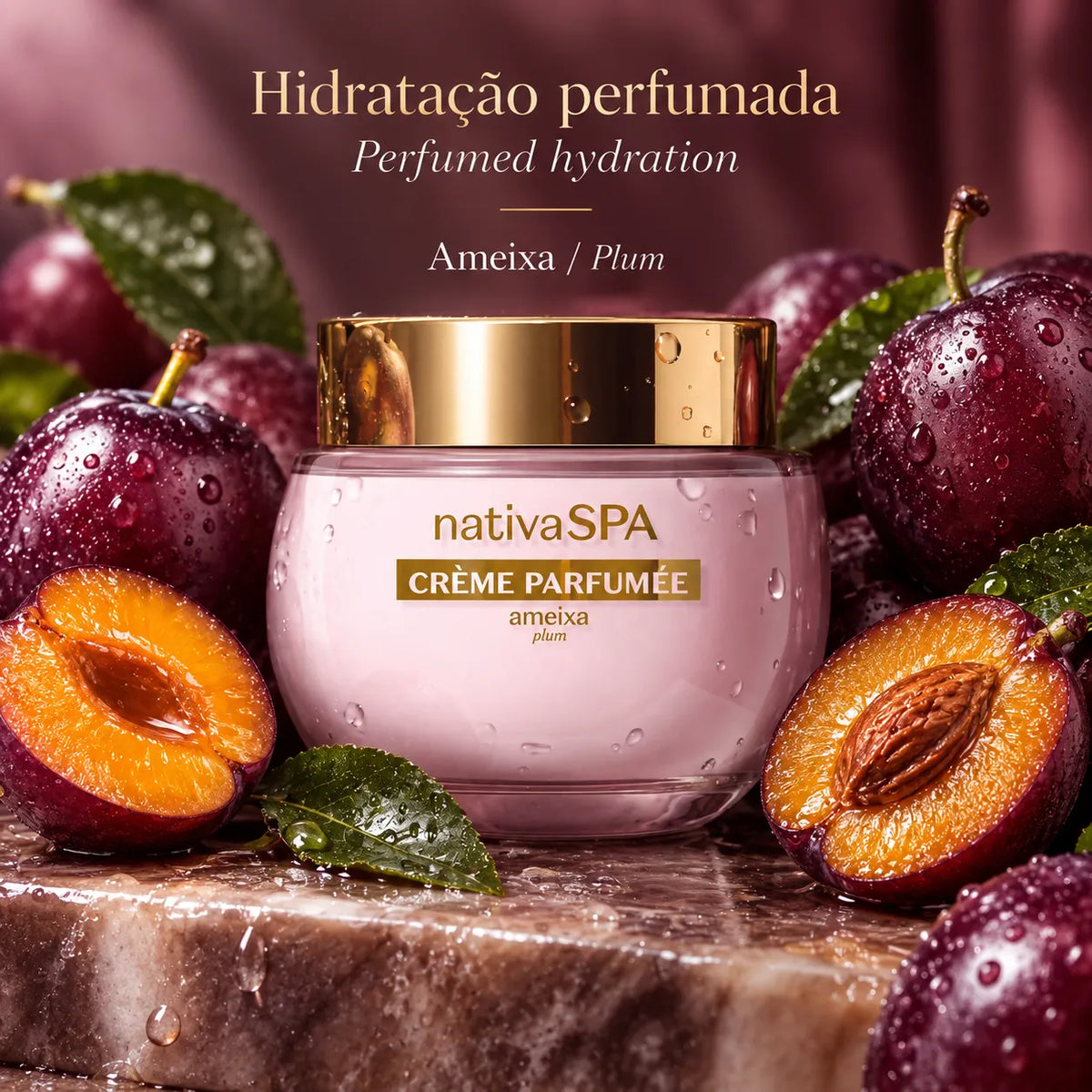 Crème Parfumée Nativa SPA Ameixa 200g – O Boticário