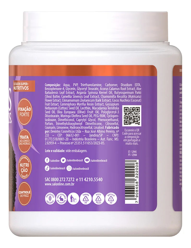 Creme de Pentear Super Óleos S.O.S Cachos – 1kg