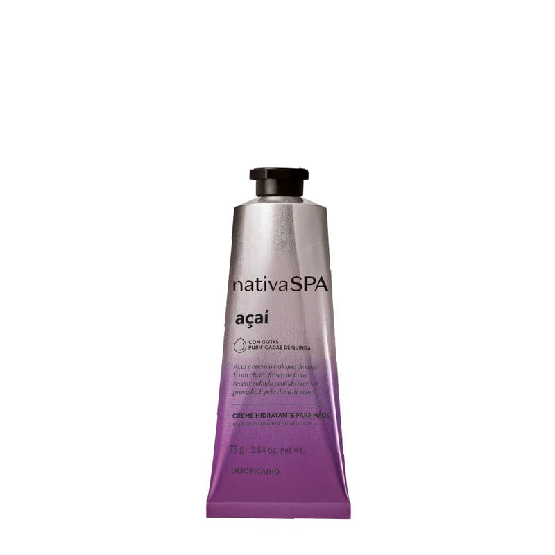 Creme de Mãos Nativa SPA Açaí – 75g