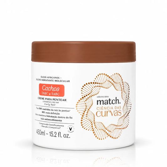 Creme para Pentear Cachos Match Ciências das Curvas 450ml – O Boticário
