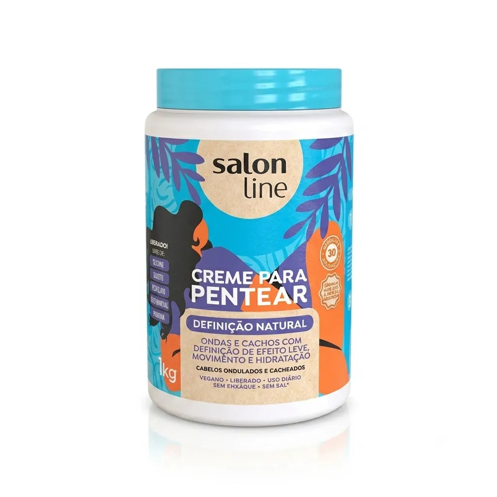 Creme para Pentear Definição Natural Salon Line Cachos – 1kg