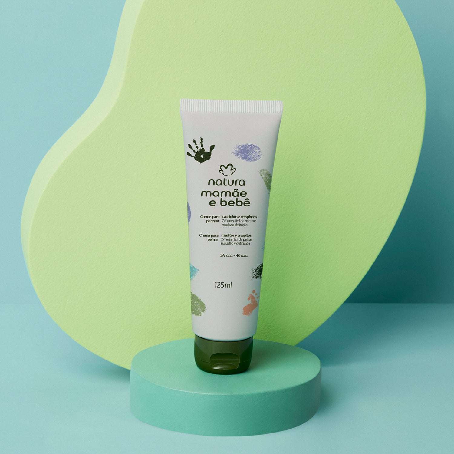 Creme para Pentear Mamãe e Bebê Cachinhos e Crespinhos 125 ml