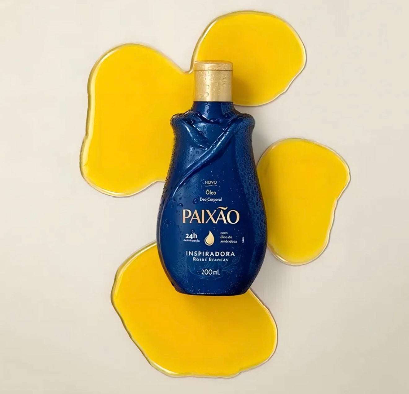 Óleo Corporal de Amêndoas Paixão Inspiradora Rosas Brancas – Paixão