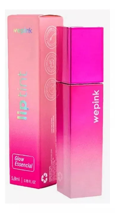 Lip Tint Glow Essencial 5,8ml - Wepink Cor Rosa