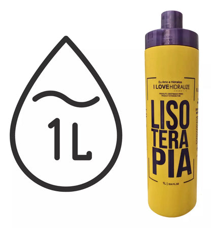 Escova Gloss Progressiva Lisoterapia Orgânica Hidralise 1 L