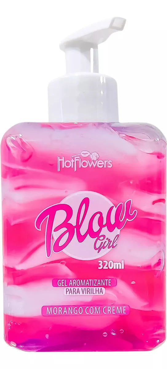 Blow Girl – Gel Beijável com Aroma de Creme de Morango 320ml