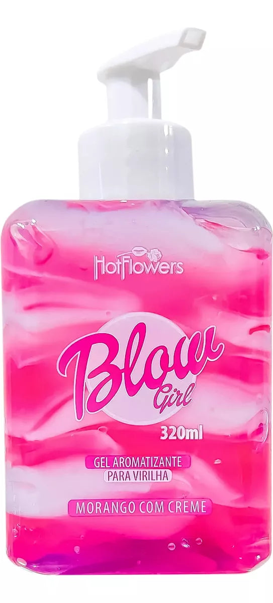 Blow Girl Gel Aromatizante Virilha Morango Com Creme