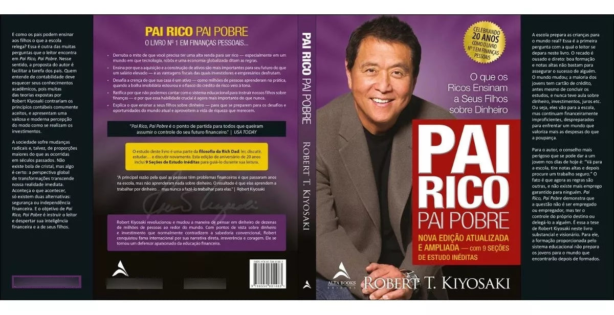 Livro: Pai Rico, Pai Pobre – O que os Ricos Ensinam aos Seus Filhos sobre Dinheiro