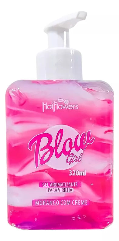 Blow Girl Gel Aromatizante Virilha Morango Com Creme