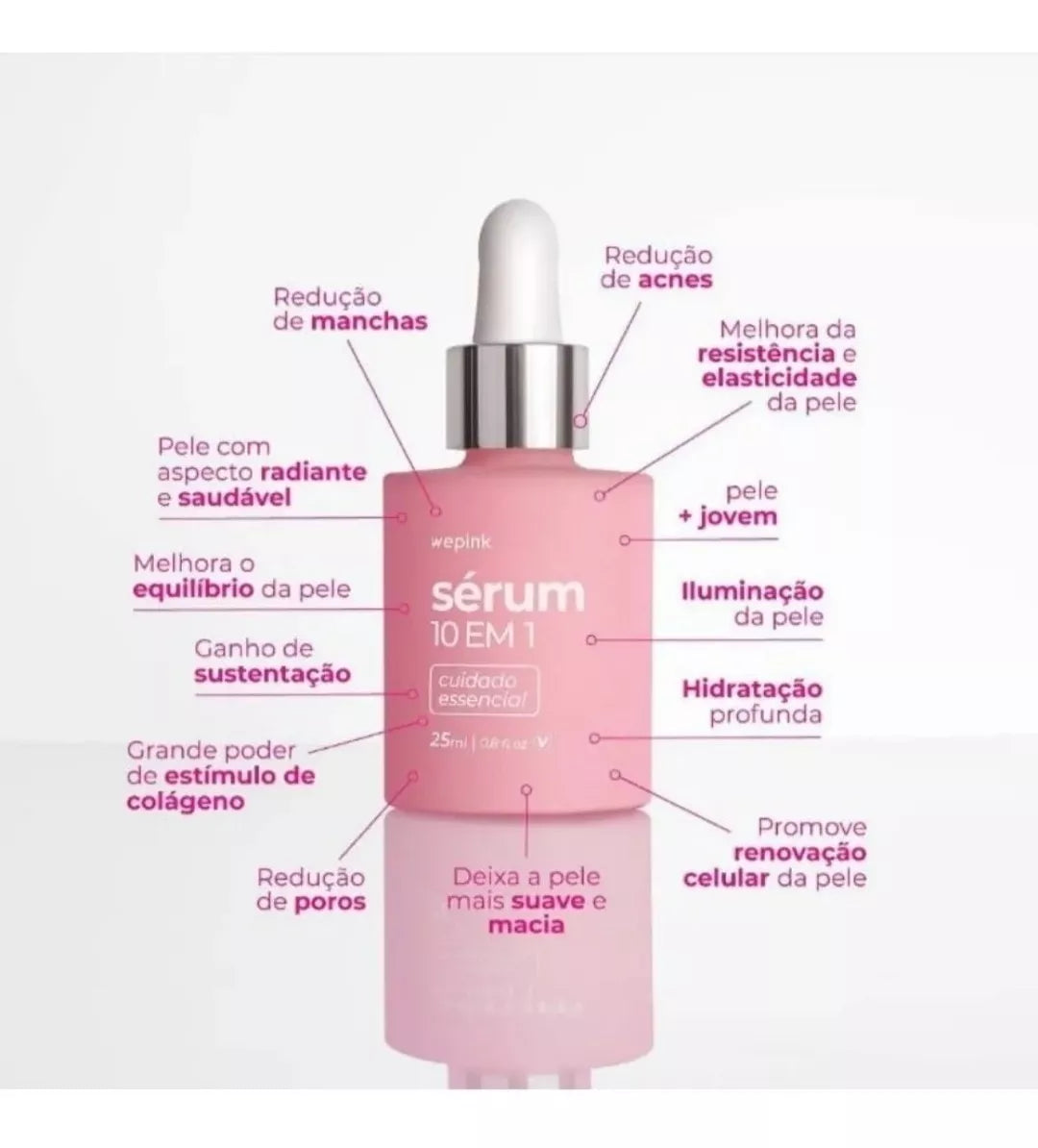 Sérum Facial 10 em 1 Wepink – 40ml