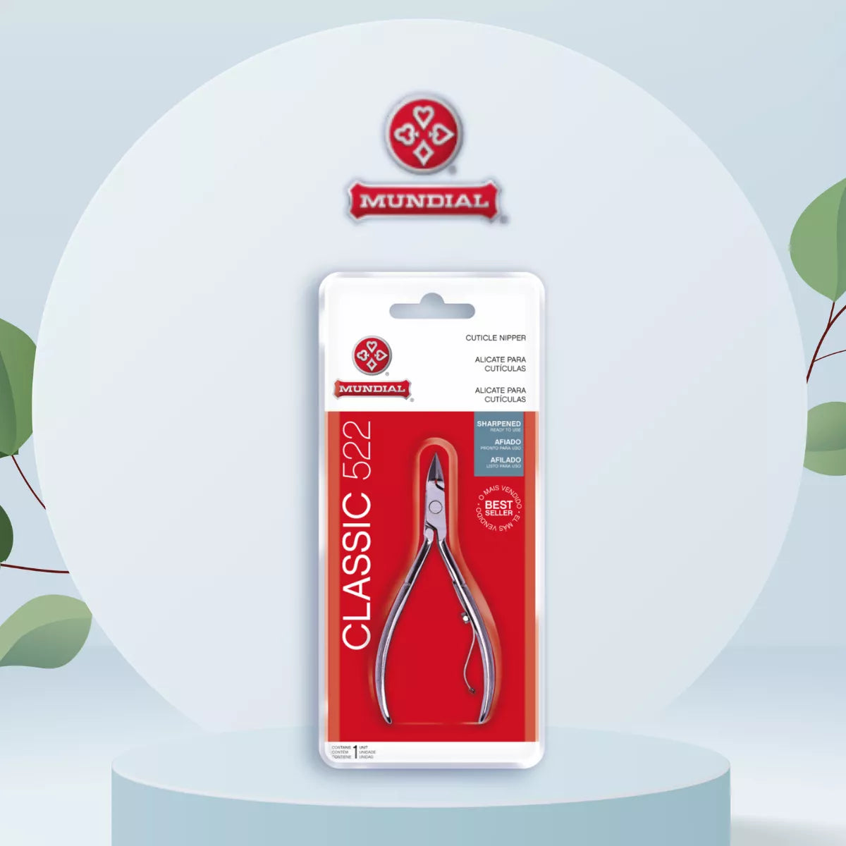 Alicates para Cutículas Mundial – 778 Premium ou 522 Classic