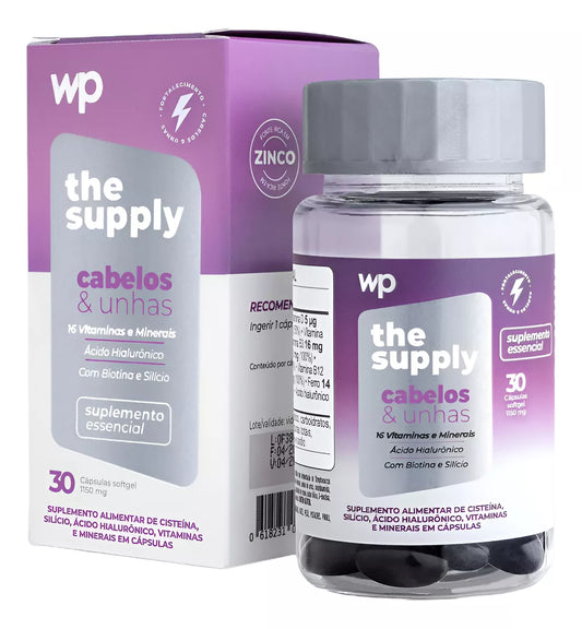 WPink Cabelos e Unhas – Suplemento de Beleza 30 cápsulas Softgel