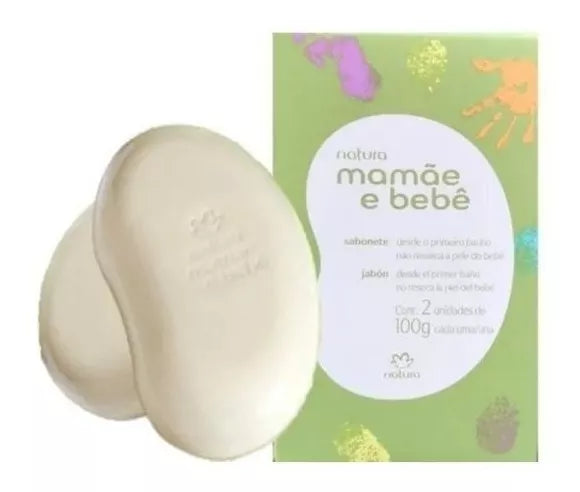 Natura Mamãe e Bebê – Sabonete em Barra (2 unidades, 100g cada)