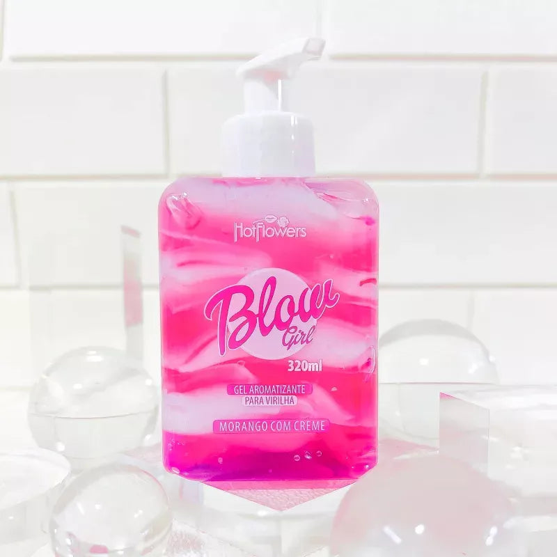 Blow Girl Gel Aromatizante Virilha Morango Com Creme