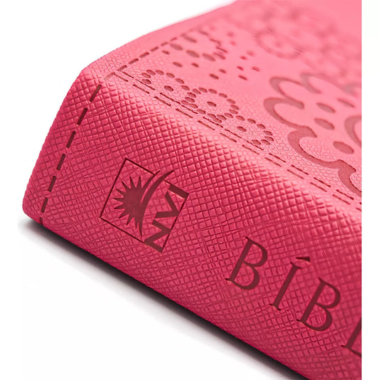 Bíblia da Mulher de Fé NVI – Capa de Luxo Couro Soft Rosa