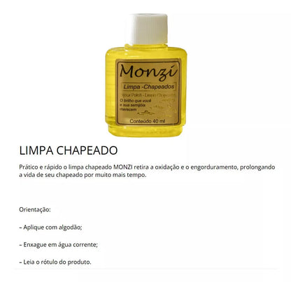 Monzi Plated Gold-Plated Cleaner 35ml – Care for Your Jewelry with Efficiency