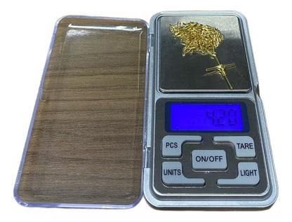 Men's Gold Chain with Pendant - 4.2g Solid Gold Italian Link Necklace