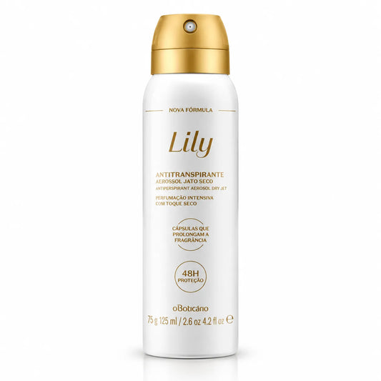 Desodorante Antitranspirante Aerosol Lily 75g/125ml – O Boticário