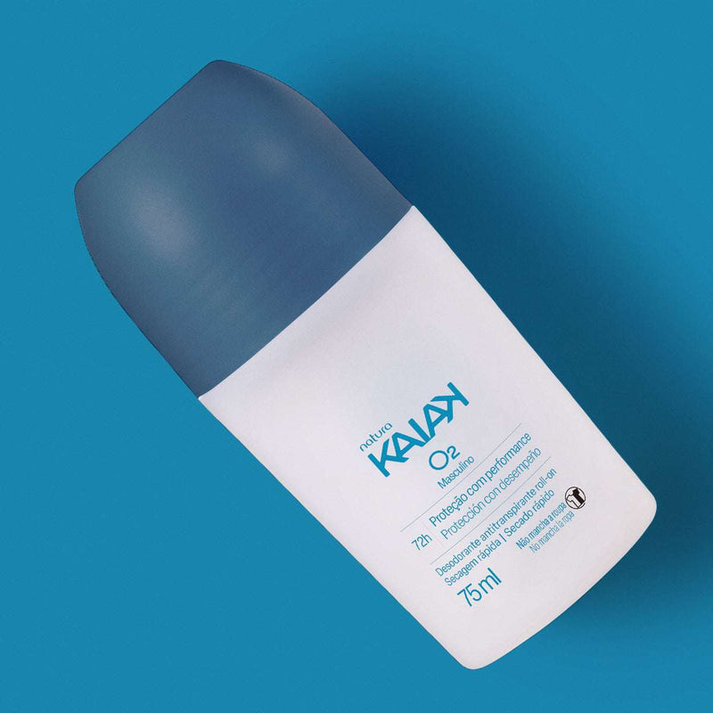 Desodorante Antitranspirante Roll-on Kaiak O2 Masculino – Natura