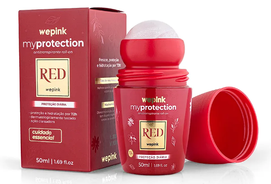 Desodorante Antitranspirante Roll-on Red 50ml - Wepink