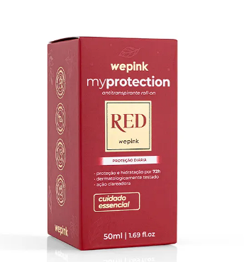 Desodorante Antitranspirante Roll-on Red 50ml - Wepink