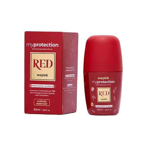Desodorante Antitranspirante Roll-on Red 50ml - Wepink