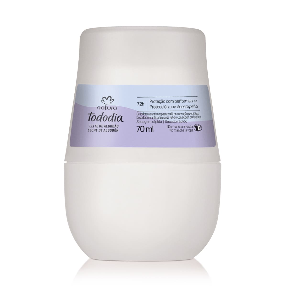 Desodorante Antitranspirante Roll-on Tododia Algodão – Natura