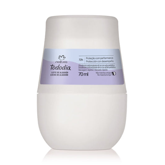 Desodorante Antitranspirante Roll-on Tododia Algodão – Natura
