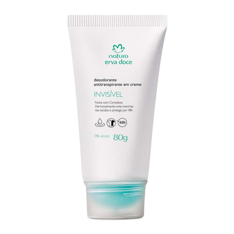 Desodorante Antitranspirante em Creme Erva Doce Natura, 80g