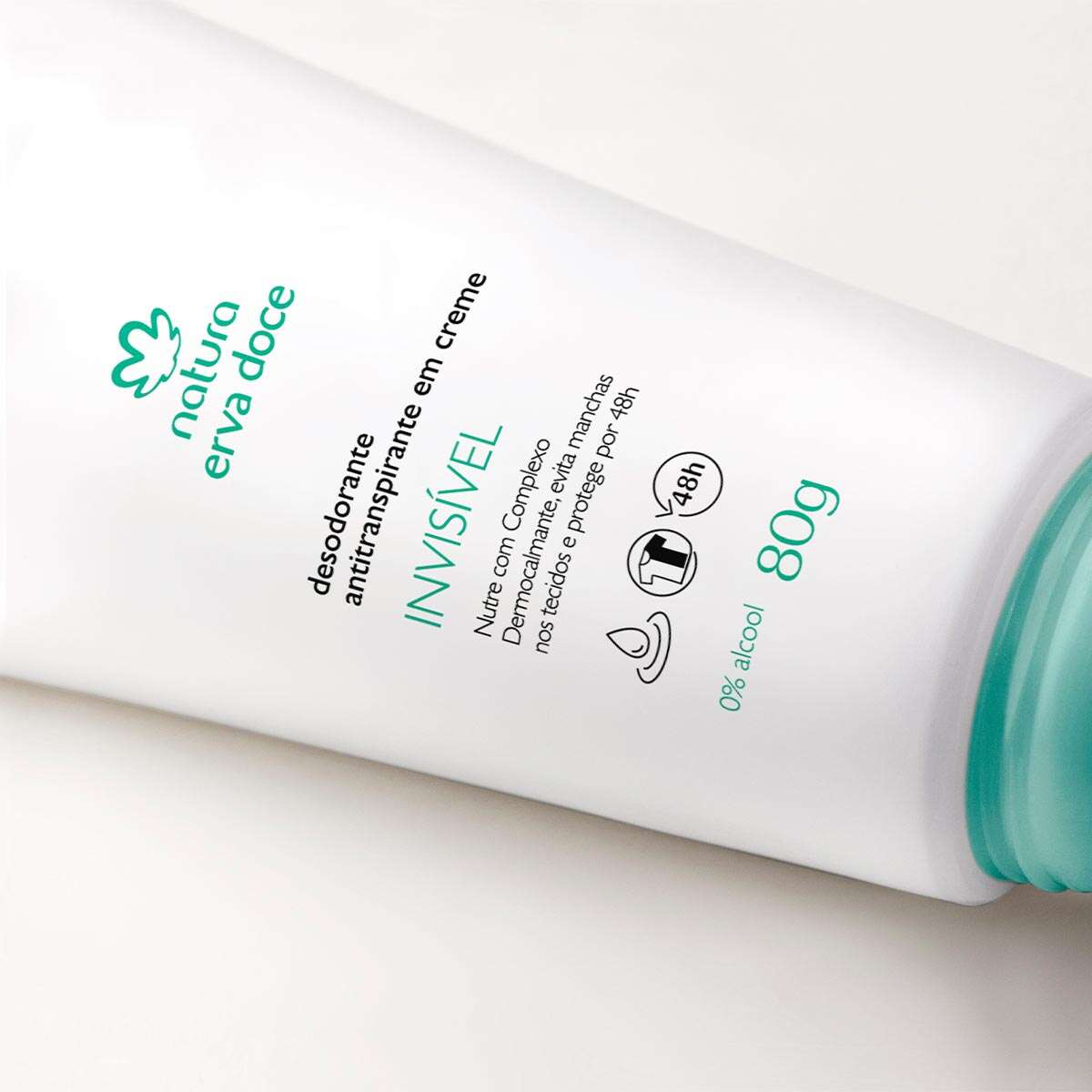 Desodorante Antitranspirante em Creme Erva Doce Natura, 80g