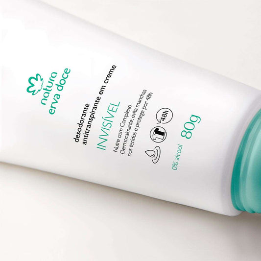 Desodorante Antitranspirante em Creme Erva Doce Natura, 80g