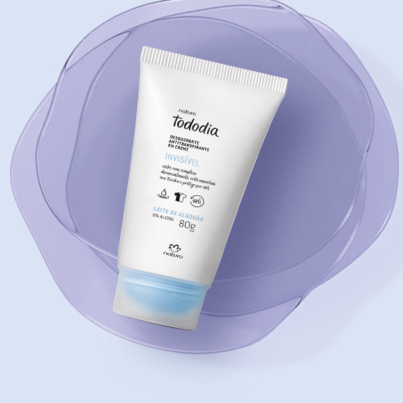 Desodorante Antitranspirante em Creme Tododia Leite de Algodão 80g – Natura