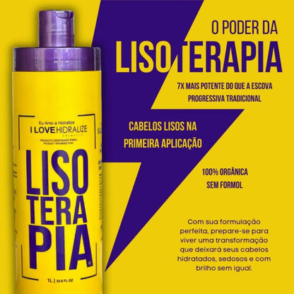 Escova Gloss Progressiva Lisoterapia Orgânica Hidralise 1 L