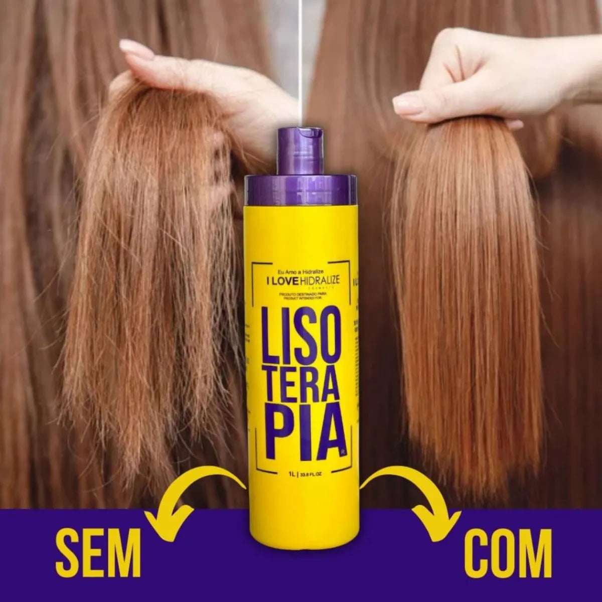 Escova Gloss Progressiva Lisoterapia Orgânica Hidralise 1 L